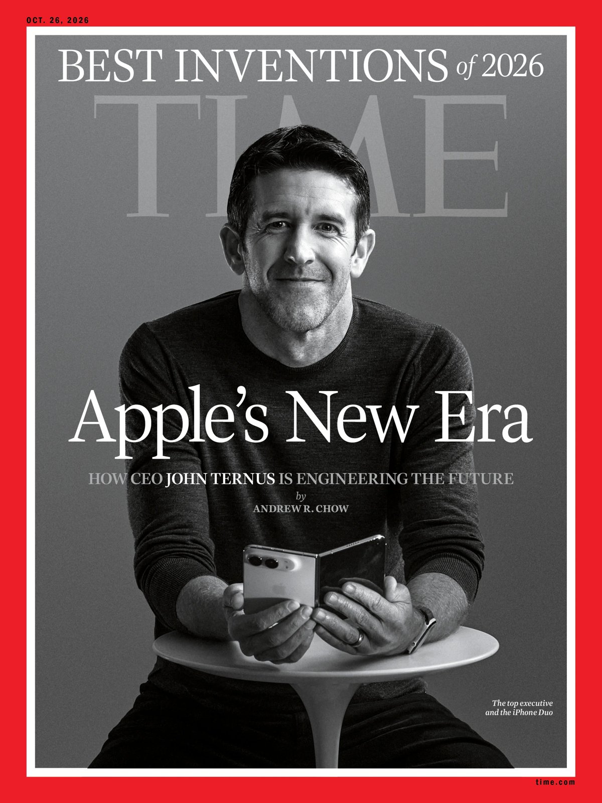 John Ternus Lands on TIME's Cover and Calls Rival Foldables "Cheap and Crappy"